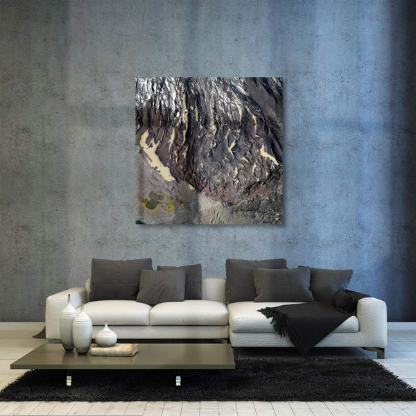Svínafell glacier, fine art acrylic artwork