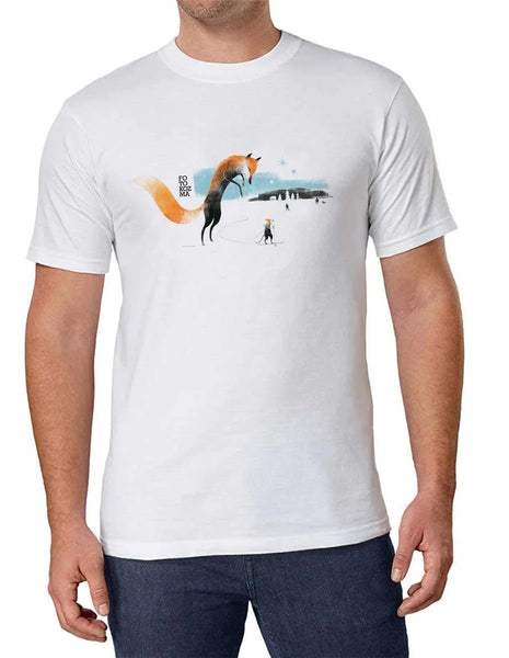 Vadászó róka T-shirt - Egyedi Roxy póló